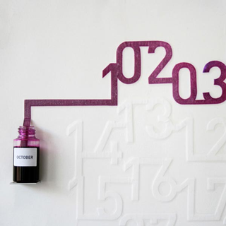 Illustration for article titled The Coolest Calendar Ever Sucks Ink Out of a Bottle